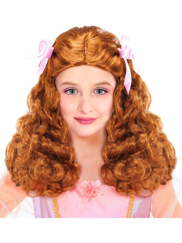 Bruine Prinsesjes Pruik