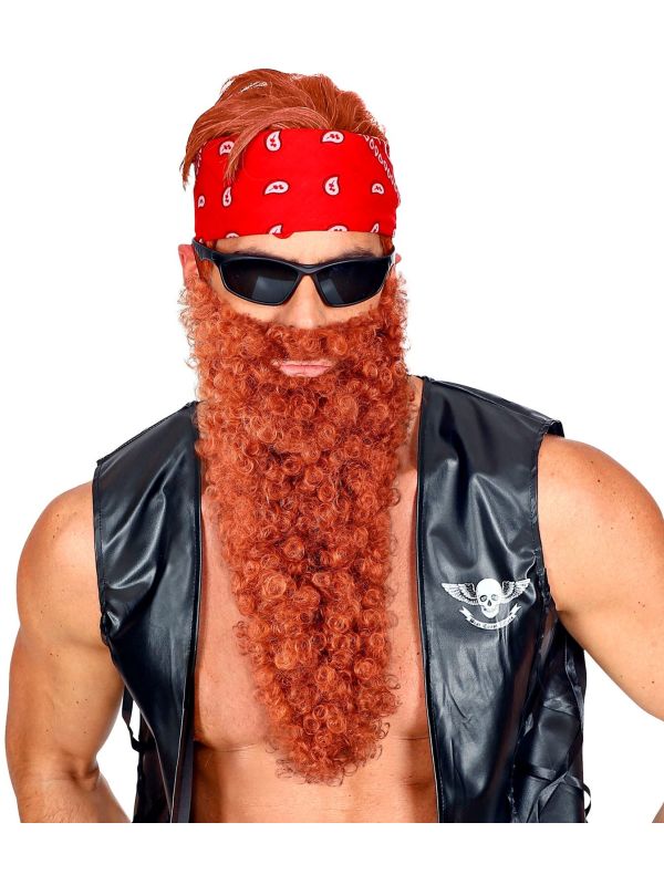 Bruine Vikingbaard met Snor