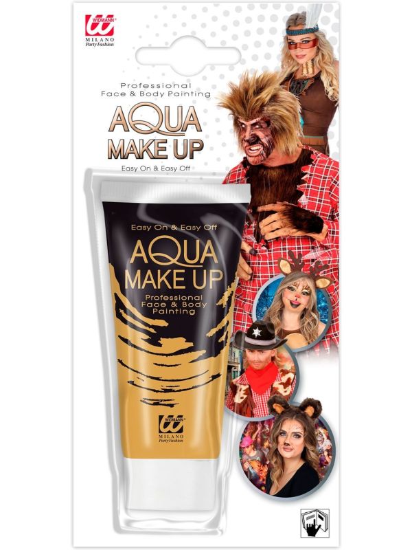 Bruine Waterbasis Schmink Tube 30ml