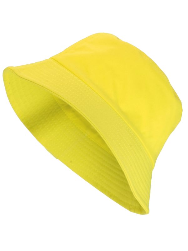 Bucket Hat Neon Geel Dames Heren