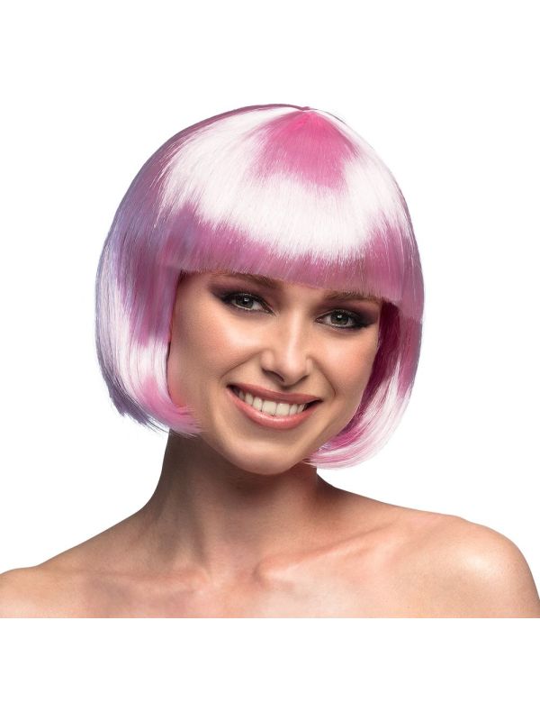 Cabaret Boblijn Pruik Lichtroze