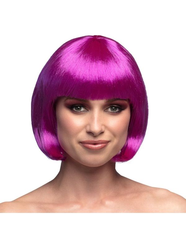 Cabaret Boblijn Pruik Paars