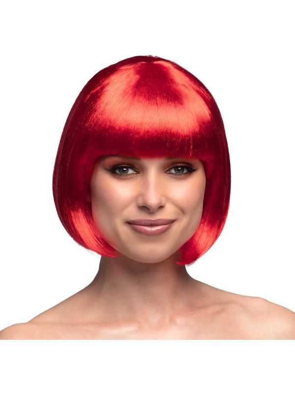 Cabaret Boblijn Pruik Rood