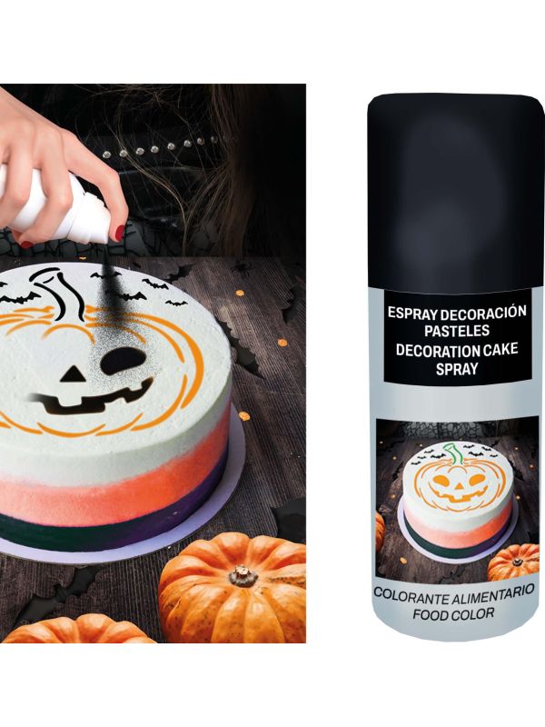Cake Decoratie Spray Zwart