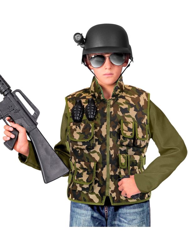 Camouflage Militair Tactisch Kogelvrij Vest Jongens Meisjes