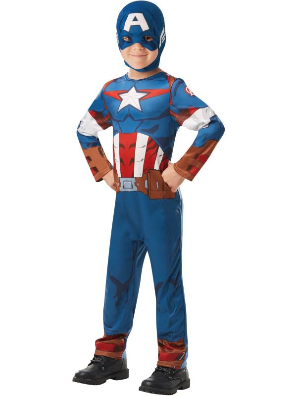 Captain America Kostuum Kinderen Jongens