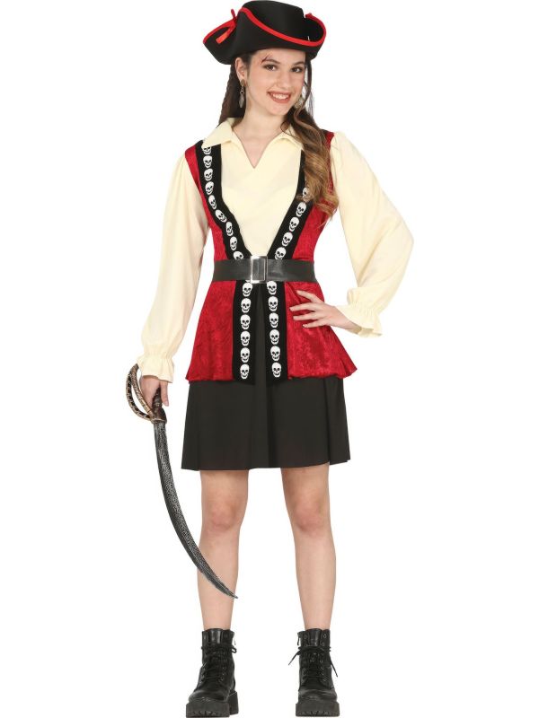 Caribisch Piraten Jurkje Meisjes 14-16 Jaar