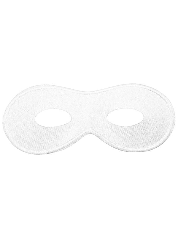 Carnaval Basis Oogmasker Wit