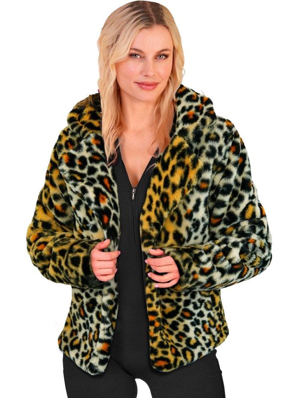 Carnaval Bontjas Luipaard Dames