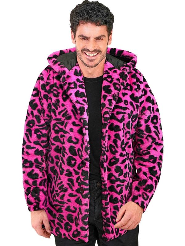 Carnaval Bontjas Roze Panter Luipaard Heren