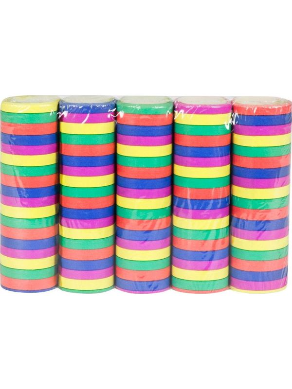 Carnaval Serpetine Rollen Kleurrijk