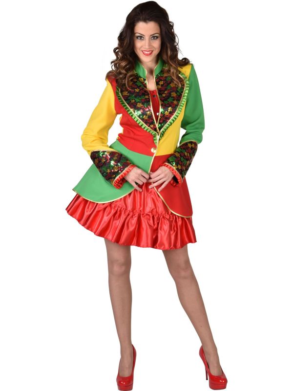 Carnavalsjas Dames Glitter Sterren