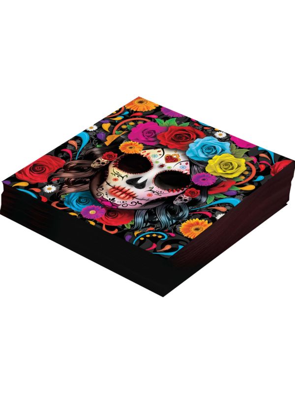 Catrina Dia De Los Muertos Servetten