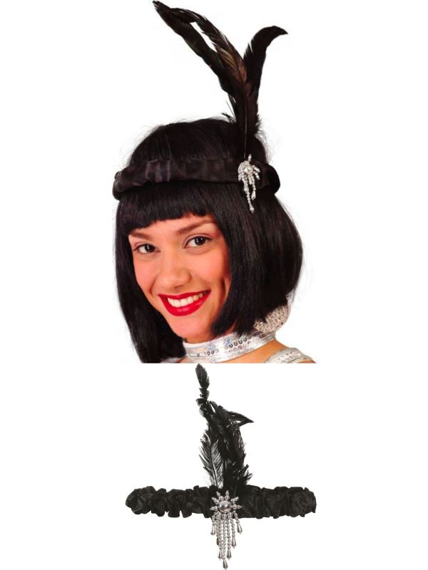 Charleston Hoofdband met Veer