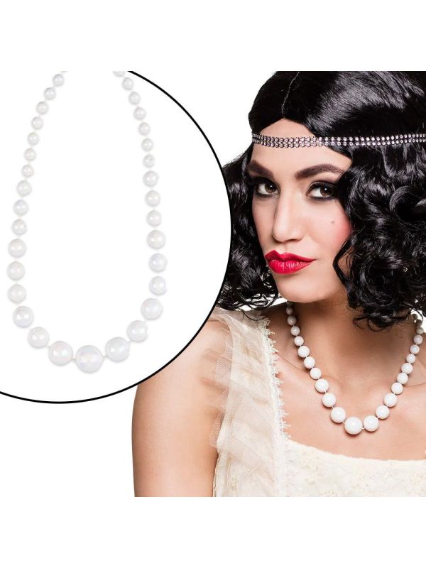 Charleston Parelketting Wit