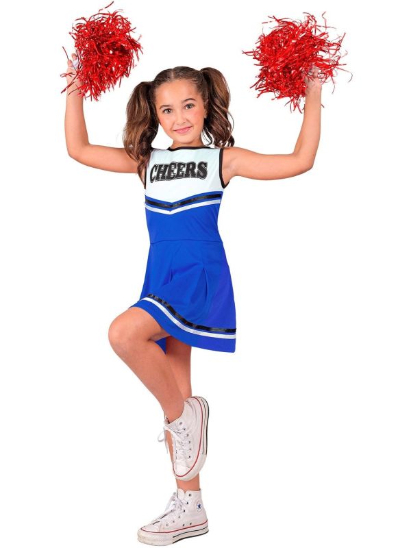 Cheerleader Jurkje Blauw Meisjes
