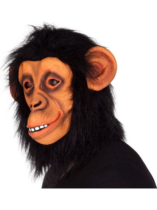 Chimpansee Hoofdmasker met Haar