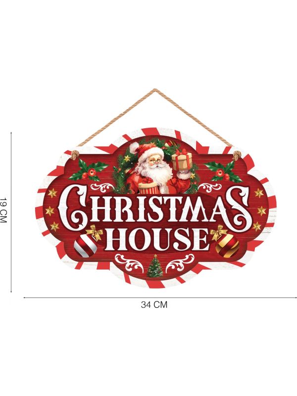 Christmas House Kerst Wand Decoratie