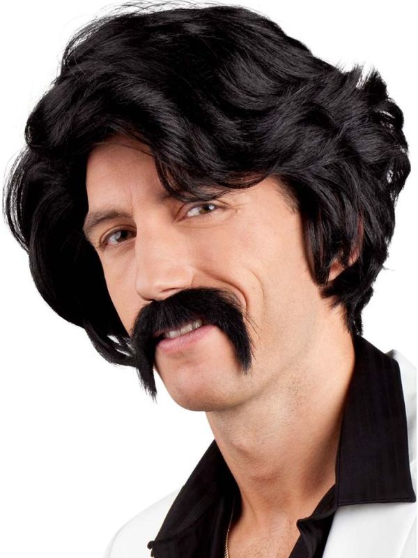 Chuck Pruik Zwart met Snor