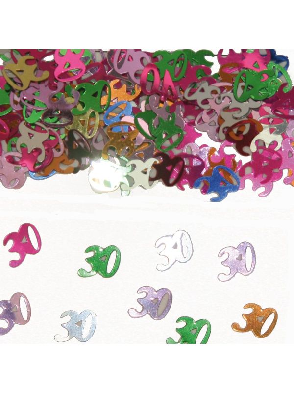 Cijfer 30 Tafeldecoratie Sierconfetti Verjaardag