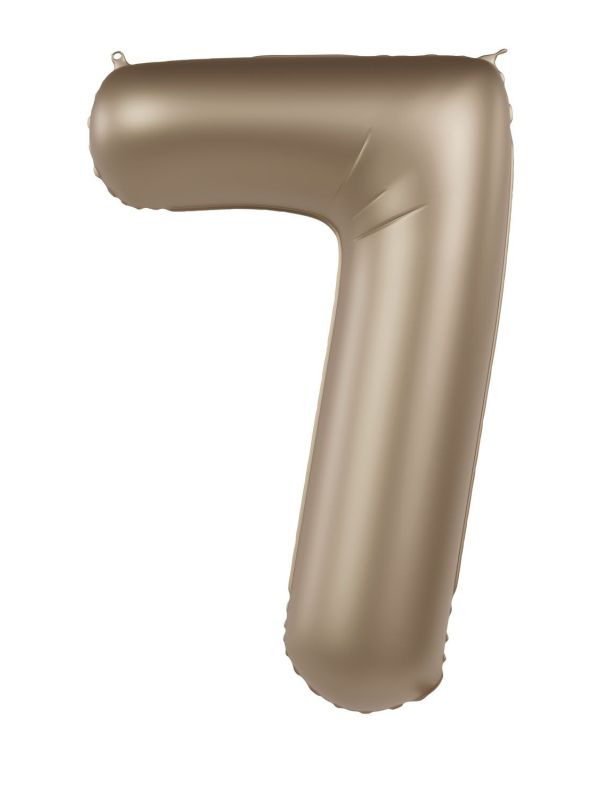 Cijfer 7 Folieballon Goud 86 cm