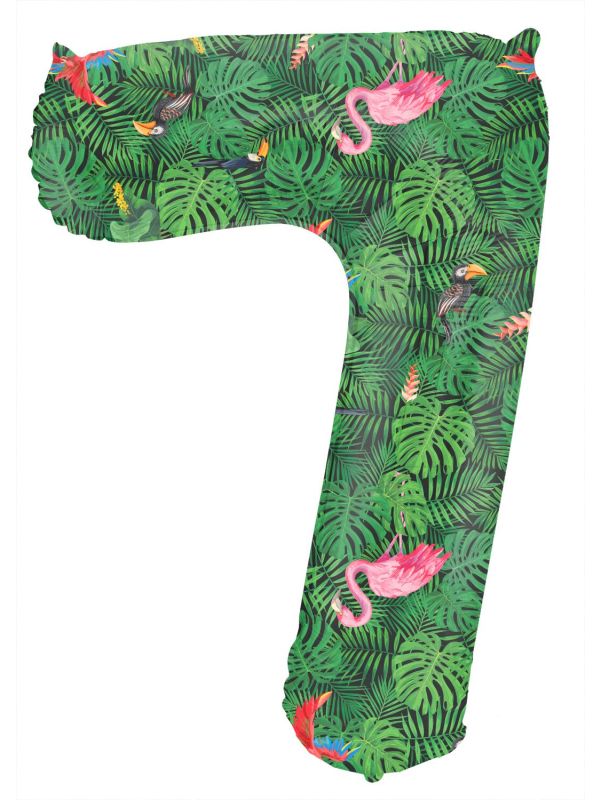 Cijfer 7 Jungle Folieballon