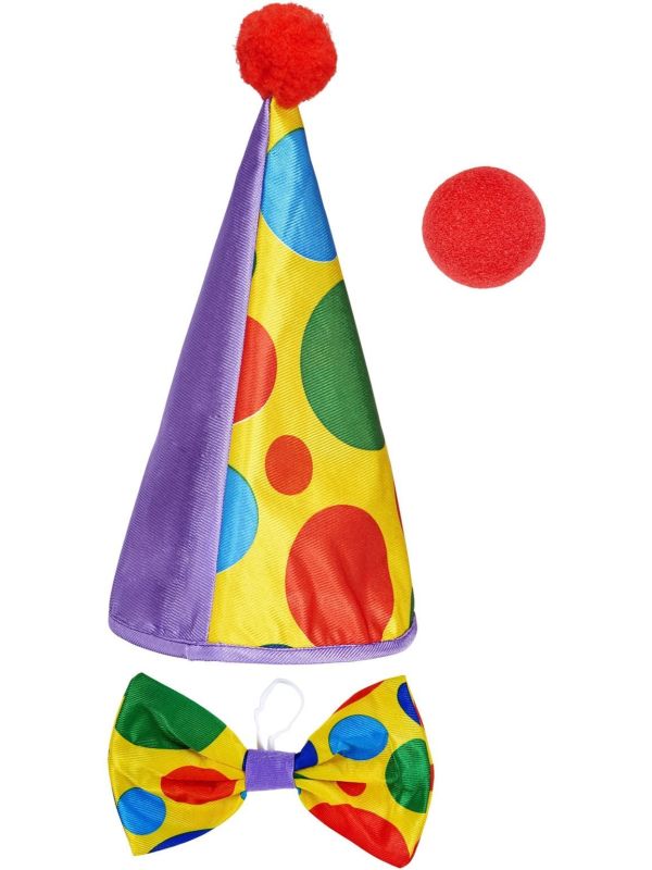 Clown Accessoire Setje Kind