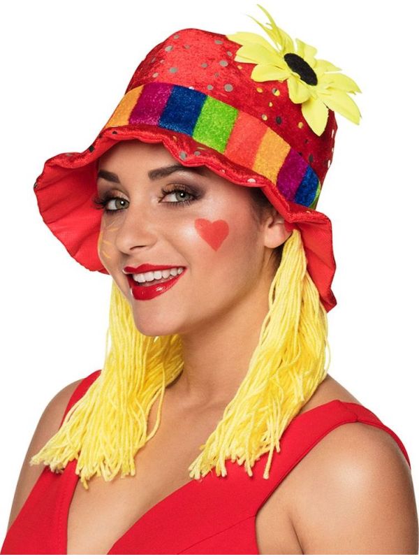 Clown Clara Vrolijke Hoed