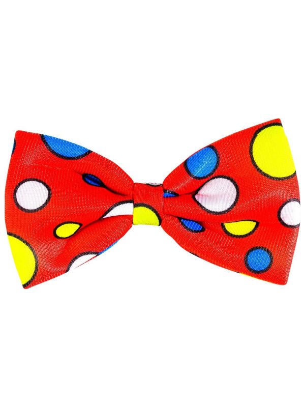 Clown Rode Stippen Vlinderstrik