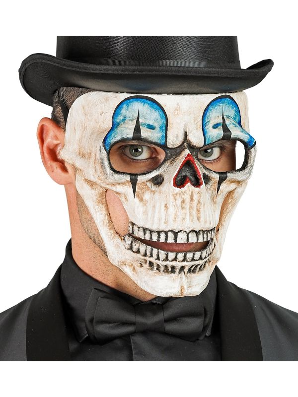 Commedia Dell'arte Clown Schedel Masker