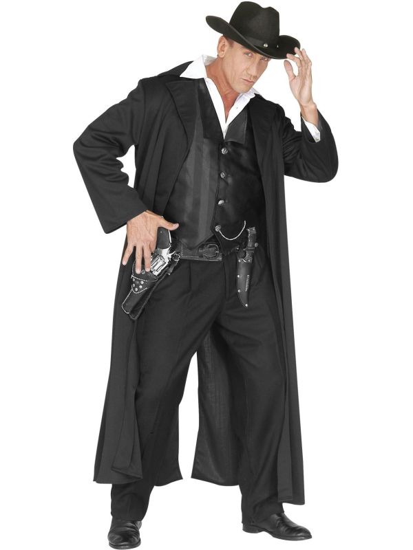 Coole Cowboy Zwart, Kostuum Heer