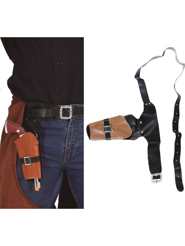 Cowboy Wapenholster met Revolver