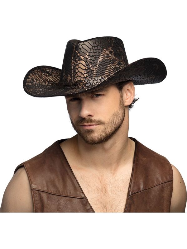 Cowboyhoed Slangenleer