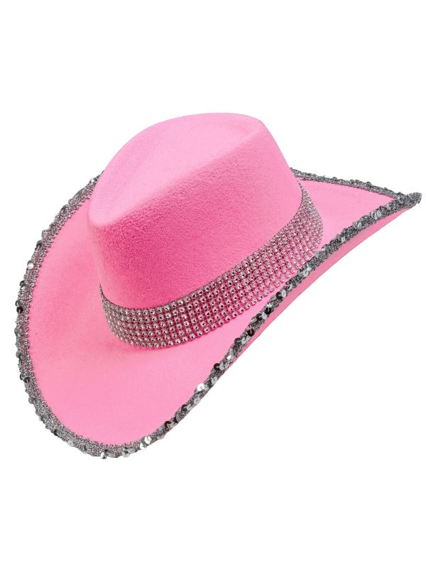 Cowgirl Hoed Roze Dames Heren