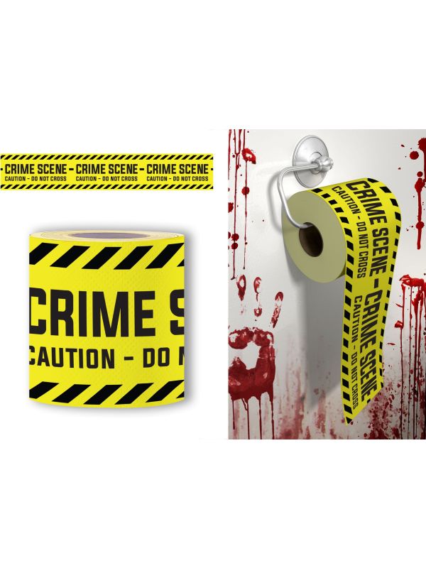 Crime Scene Dubbelzijdige Wc-Papier Rol Halloween