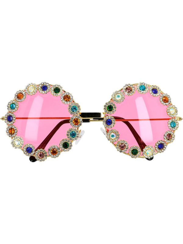 Crystal Hippie Partybril met Steentjes