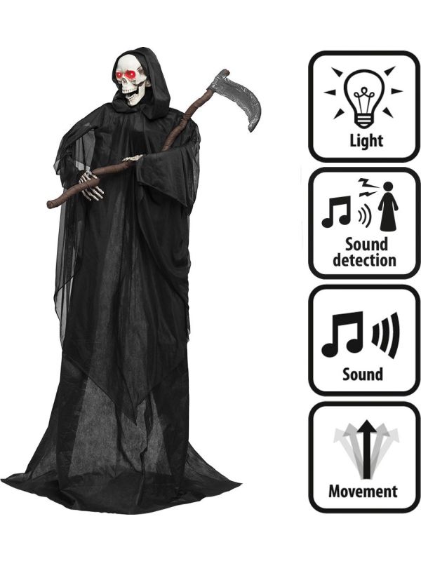 Cutting Reaper Halloween Decoratie Licht, Geluid & Beweging