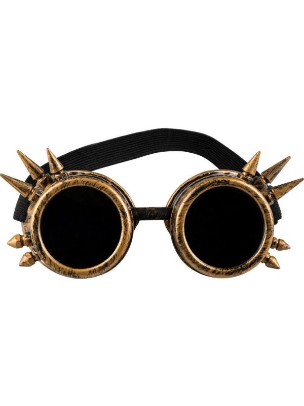 Cyber Steampunk Bril Koper