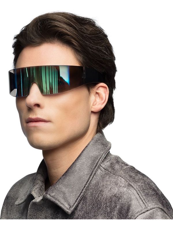 Cyberpunk Rave Bril Zwart