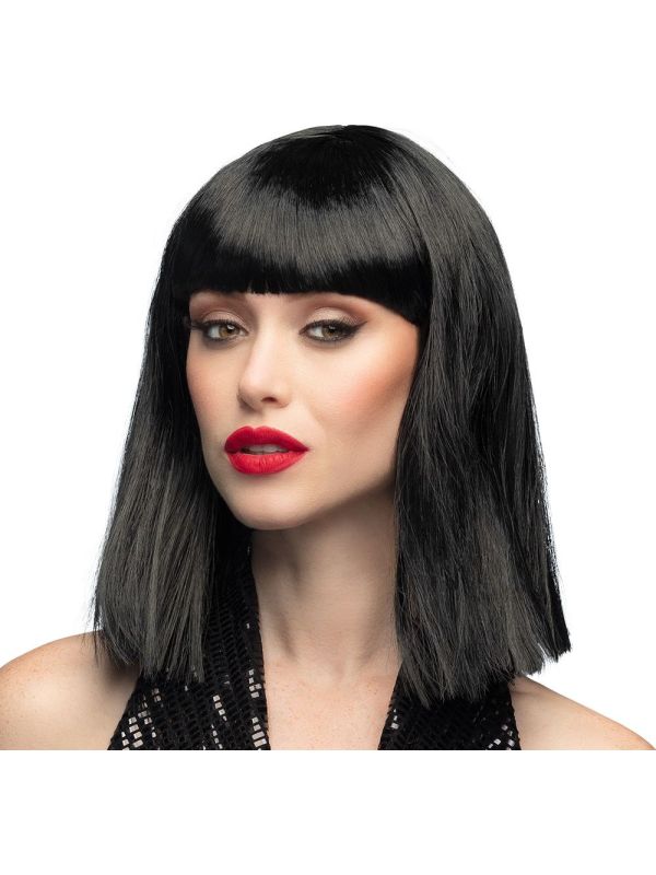 Dance Pruik Zwart