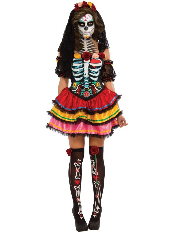 Day of The Dead Seniora Kostuum Dames