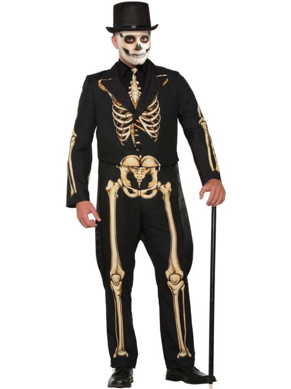 Deftig Skelet Pak Zwart