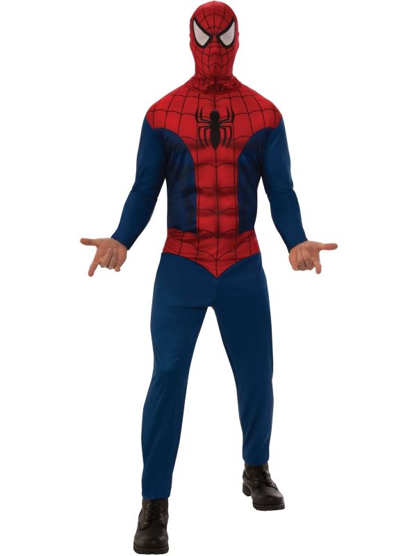 Deluxe Spiderman Kostuum Heren
