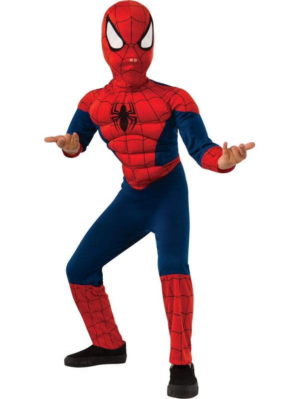 Deluxe Spiderman Kostuum Jongens Marvel