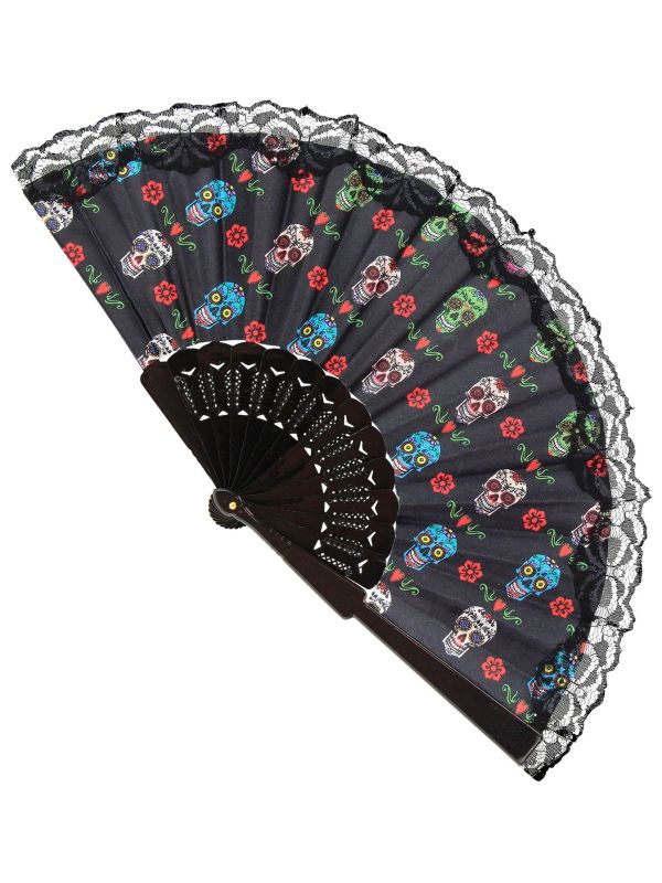 Dia De Los Muertos Hand Waaier
