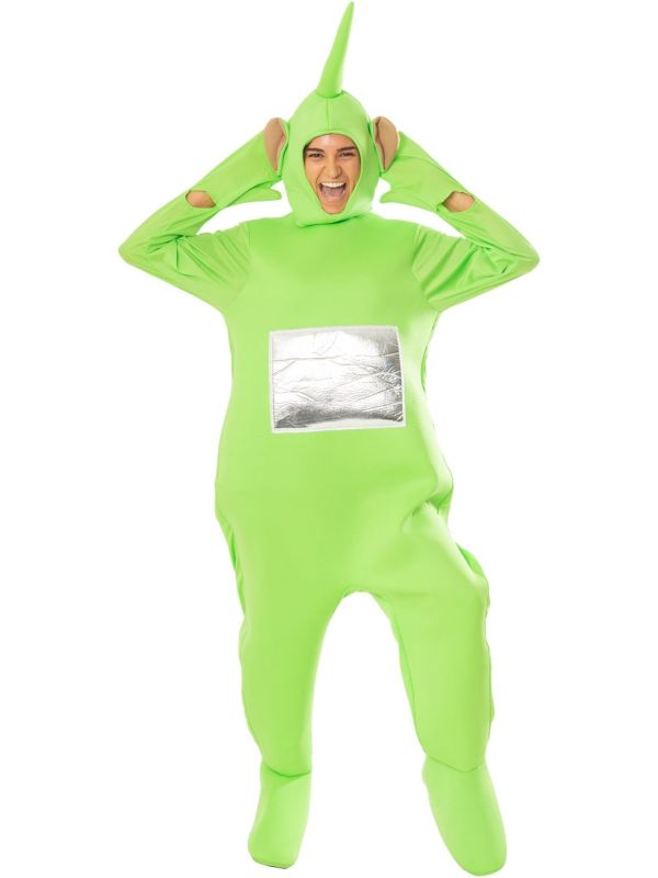 Dipsy Teletubbie Kostuum Dames Heren Groen
