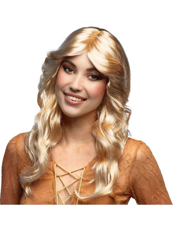 Disco Doll Blonde Pruik