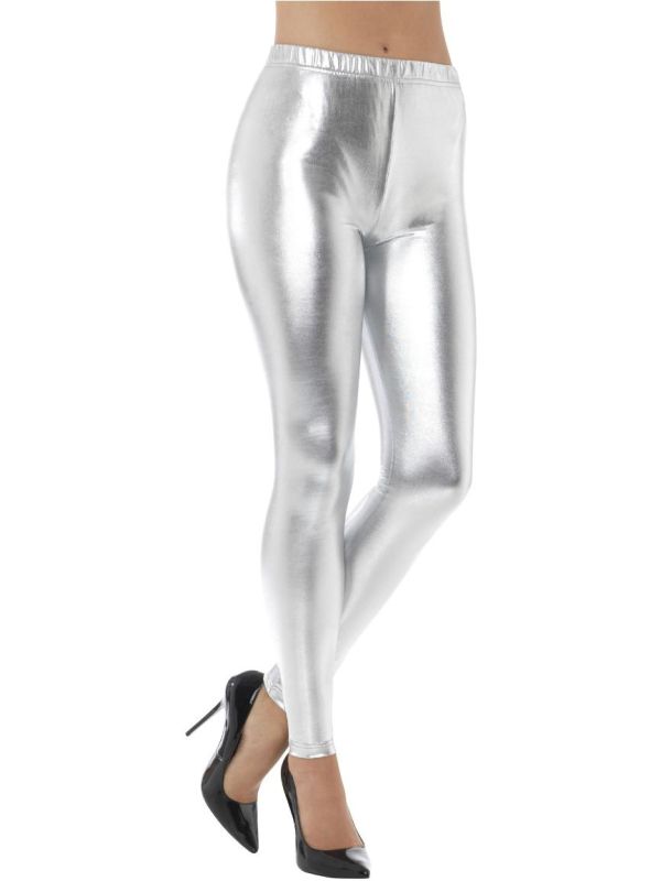 Disco Leggings Zilver