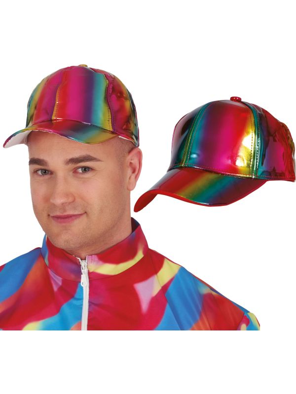 Discopet Regenboog Holografisch Glimmend