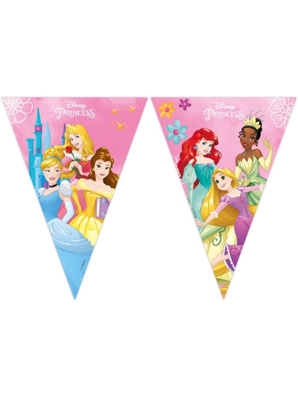 Disney Prinsessen Kinderfeestje Vlaggenlijn